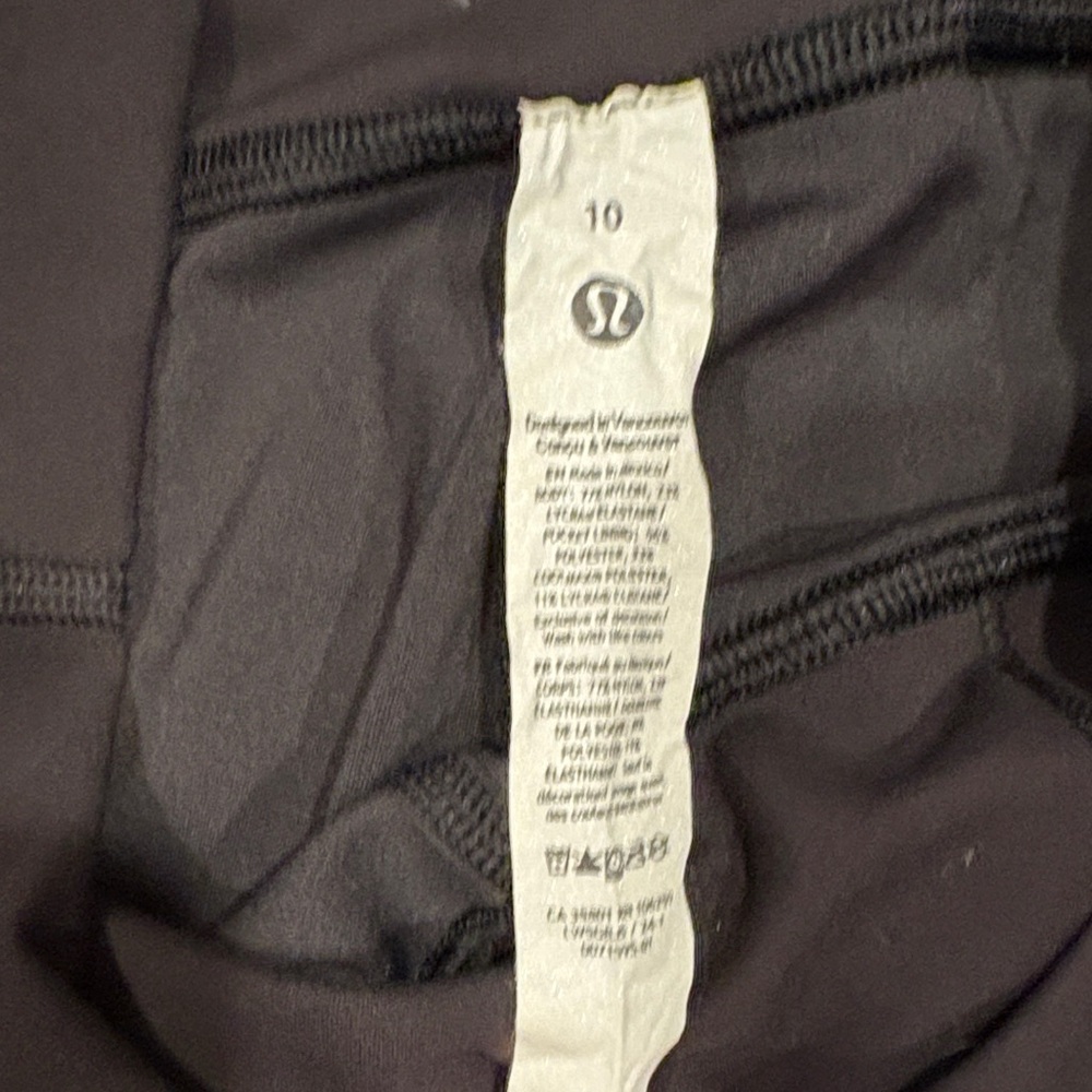 lululemon athletica Black Leggings 10 - Picture 2 of 3